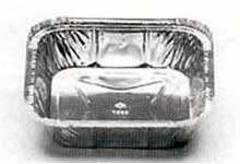 Aluminium-Schalen (hochstehender Rand für Kartondeckel)